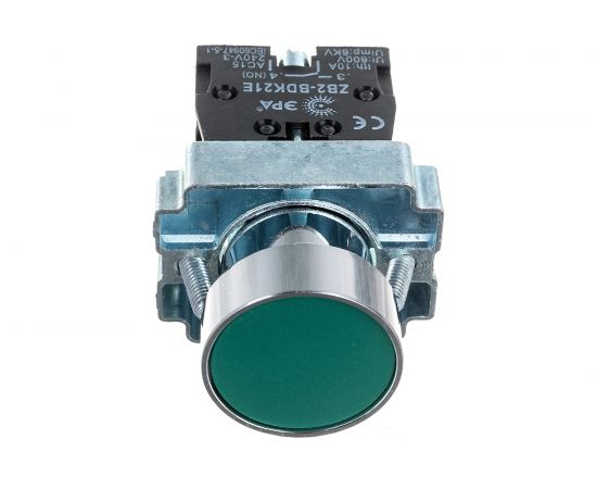 Кнопка управления ЭРА LAY5-BA31 без подсветки, зеленая, 1з, 20/200/8000 Б0045665 – изображение 4