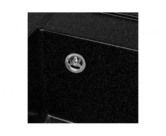 Кухонная мойка Gerhans A 11 22 ЧЕРНЫЙ /БЕЛАРУСЬ/ 510х505 мм А11-22 – изображение 4