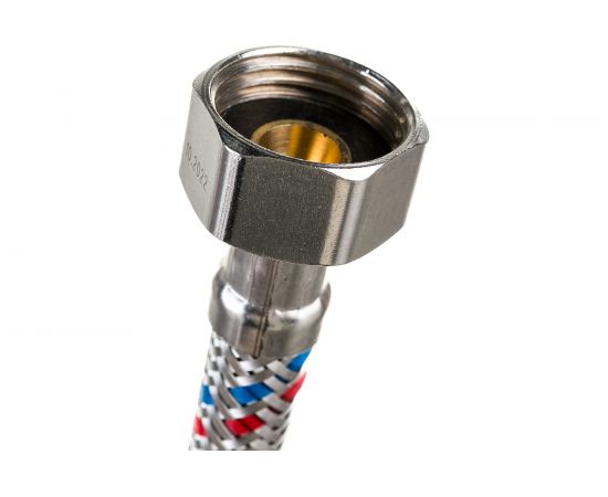 Гибкая подводка для воды Gigant с оплеткой из нержавеющей стали, 1/2""х80 см, г/ш P-80-GW – изображение 5