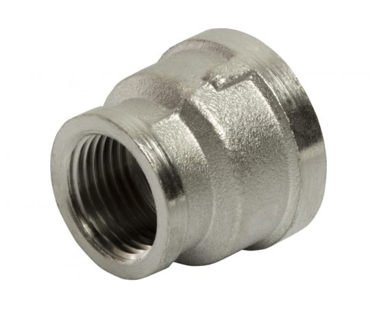 Переходная муфта VRT 3/4""-1/2"", внутренняя/внутренняя, никель 1908-002015 503038 – изображение 5