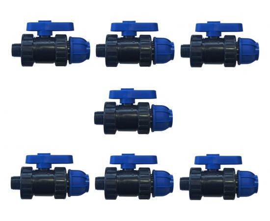 Кран ПНД BOUTTE 32х1НР, 7 шт 9279035 