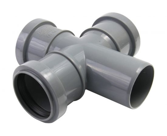 Крестовина ПОЛИТЭК одноплоскостная, 50х50х50/87.5 градусов 135590 