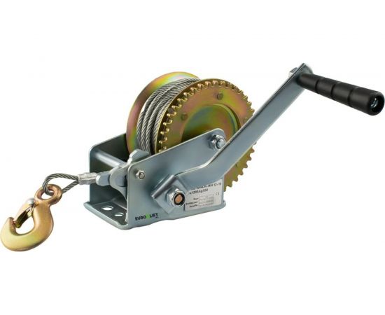 Барабанная лебедка (г/п 700кг, канат 20м) EURO-LIFT WH16-20 0000462 