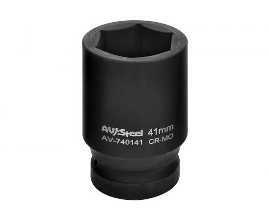 Головка ударная шестигранная удлиненная (41 мм; 1DR) AV Steel AV-740141 
