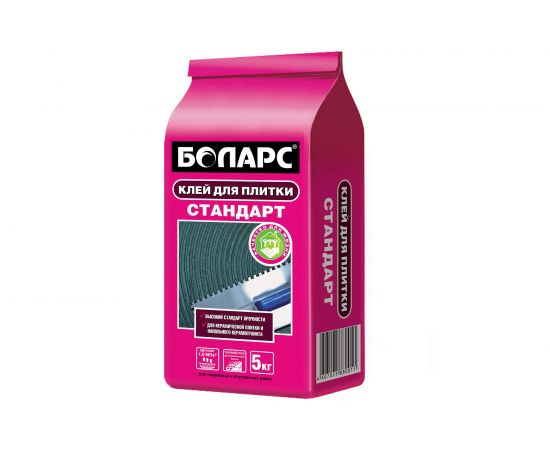 Клей для плитки БОЛАРС СТАНДАРТ 5 кг 00000003745 