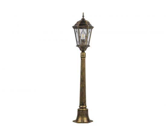 Светильник FERON НТУ-60w столб-1,2м, Е27, IP44, черное золото 11323 