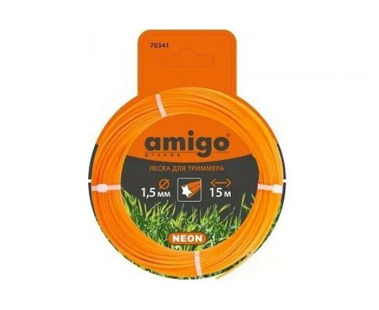 Леска для триммера ""Звезда"" (1.5 мм; 15 м) Amigo 70341 