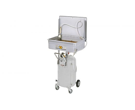 Компрессионная установка для мойки деталей с ванной RAASM 65 л, серый 70365/C1 