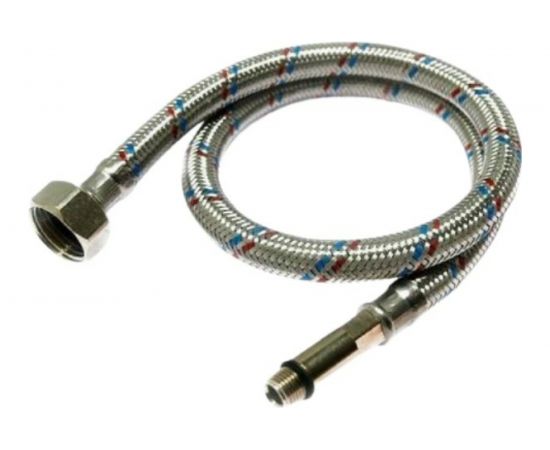 Подводка для смесителей СТМ сталь 1/2xM10x80 см., длинный штуцер CWFLS080 