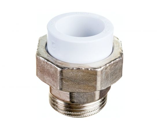 Разъемная муфта с наружной резьбой Политэк ПП 25х1 9800002501 