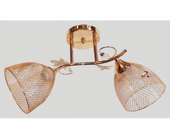 Люстра JUPITER LIGHTING золото-2х60W E27 230V, 26 см-48 см-18 см MО 85-5008/2 