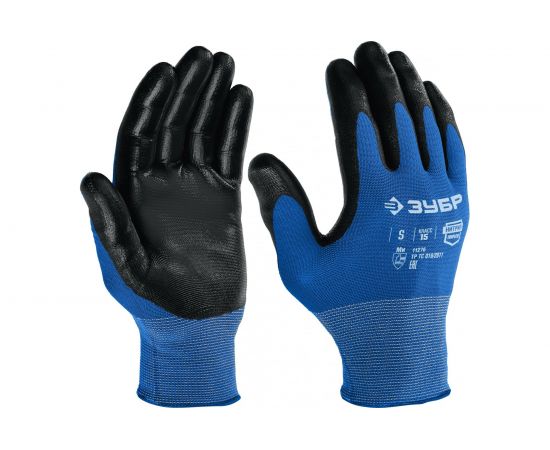 Маслобензостойкие перчатки ЗУБР Механик, размер S 11276-S_z01 
