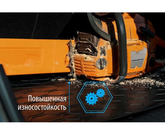 Коврик в багажник автомобиля Rival для Lada Largus универсал (5 мест) 2012-2021 2021-н.в./Largus Cross универсал (5 мест) 2014-2021 2021-н.в., полиуретан, 16003002 – изображение 13