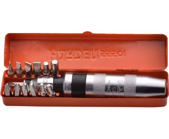 Набор HARDEN с ударно-поворотной отверткой и битами CRV, 14 предметов. 550641 – изображение 2