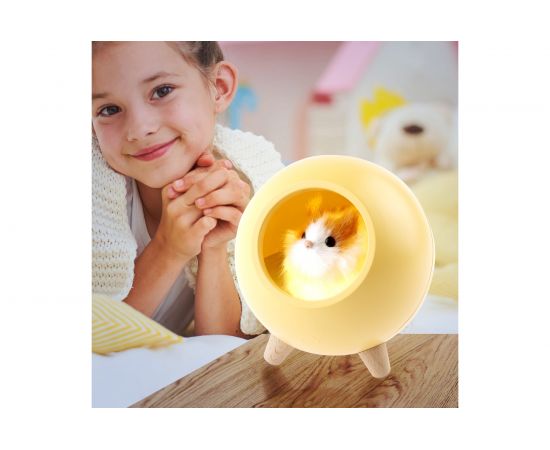 Детский ночник ЭРА светильник светодиодный NLED-468-1W-Y хомяк желтый, Б0052815 – изображение 2
