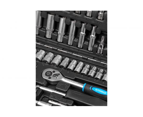 Набор инструмента AUTOVIRAZH 53 предмета, 1/4""DR AV-212053 – изображение 3