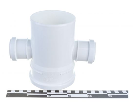 Крестовина ПОЛИТЭК одноплоскостная для бесшумной канализации из ПП, диаметр 110х50х50/87.5 град. 130015087 – изображение 4