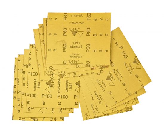 Набор водостойкой наждачной бумаги HANDSIZE Первый Модельный COARSE ABRAFORM AF-PM-COARSE – изображение 4