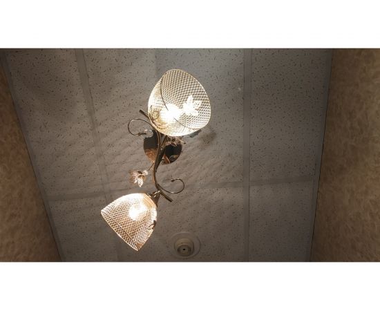 Люстра JUPITER LIGHTING золото-2х60W E27 230V, 26 см-48 см-18 см MО 85-5008/2 – изображение 6