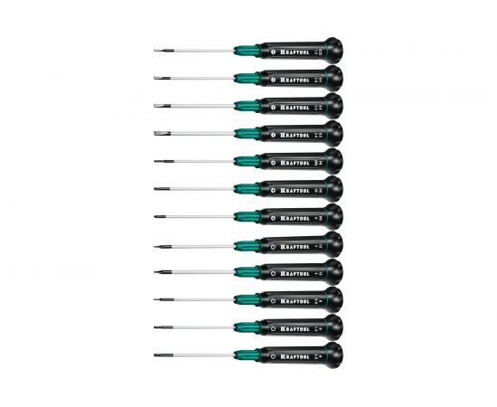 Набор отверток для точных работ 12 шт., KRAFTOOL Precision 12 25689 – изображение 6