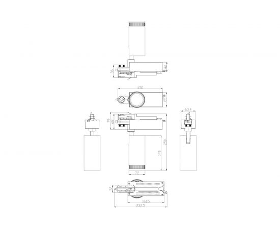 Трековый трехфазный светильник ЭРА STR309940KW20 регулируемый луч 4000K белый Б0049784 – изображение 8