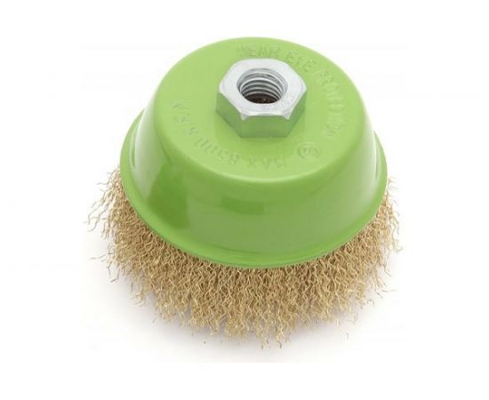Щетка для УШМ проволочная чашка (М14; 75 мм) Дело Техники 274475 