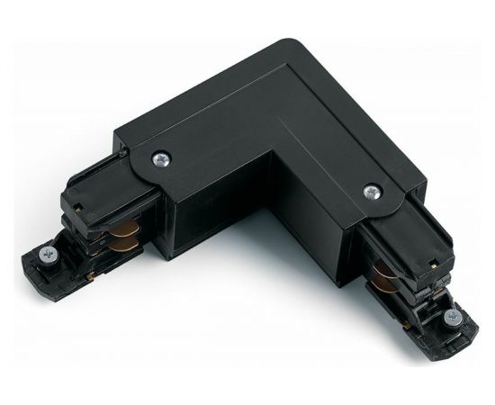 Коннектор левый FERON PRO-0435, черный, L-соединение 41082 