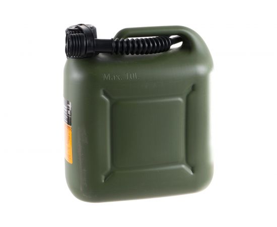 Канистра усиленная пластик ВП, с заливным устройством 10 л для ГСМ АвтоDело 42910 11001 