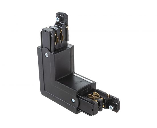 Коннектор для трехфазного шинопровода ЭРА STR-30-B-CN-LE LE угловой, наружный, черный, Б0049722 