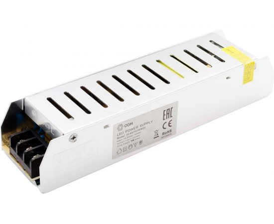 Блок питания OGM слим-метал 12В,100 Вт, IP20, 8,3 А, PS3-49 