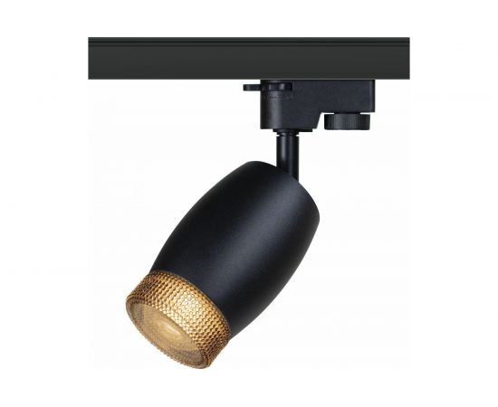 Трековый светильник ЭРА TR51 GU10 BK однофазный, под лампу GU10 матовый черный Б0054164 