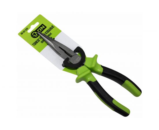 Тонкогубцы ON 200 мм, сталь 45, кованые, полированные 08-03-320 