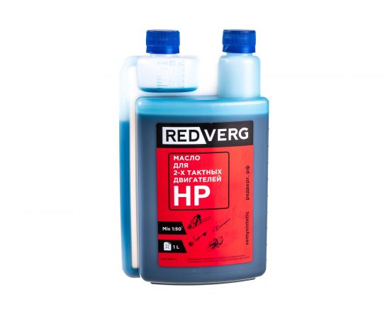 Масло полусинтетическое 2-х тактное с дозатором 1 л REDVERG 6617295 
