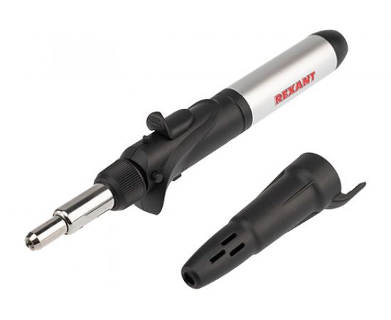 Газовый паяльник с пьезоподжигом REXANT 17 мл, 11 предметов 12-0505 – изображение 13