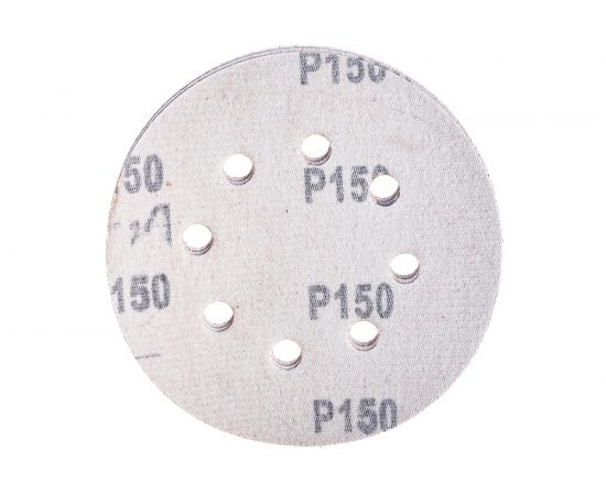 Круг шлифовальный абразивный с перфорацией (5 шт; 125 мм; Р150) для резиновых дисков VOREL 8585 – изображение 2