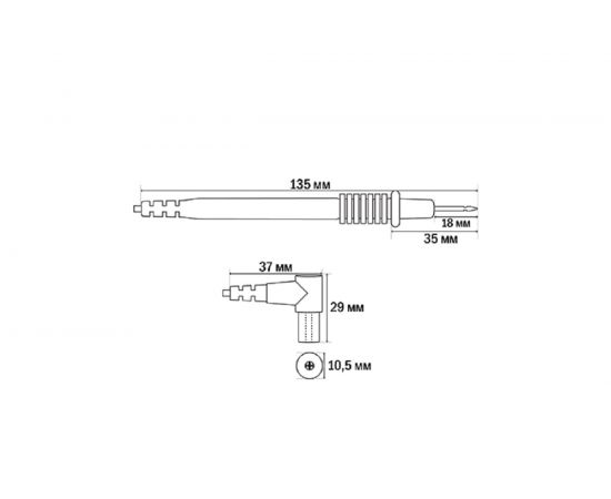 Щупы для мультиметров MASTER TL-02 PK1 ROBITON 16927 – изображение 2
