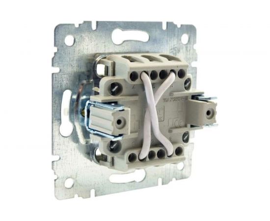 Одноклавишный промежуточный выключатель Jilion белый 9533132 – изображение 2