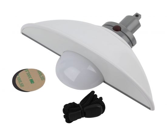 Светодиодный ночник-светильник ЭРА NLED-488-1W-MS-W настенный, на батарейках, с пультом белый, Б0051478 – изображение 3