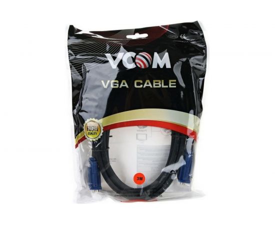 Удлинительный кабель VCOM Монитор-SVGA card /15M-15F/ 3m, 2 фильтра VVG6460-3M VVG6460-3MO – изображение 3