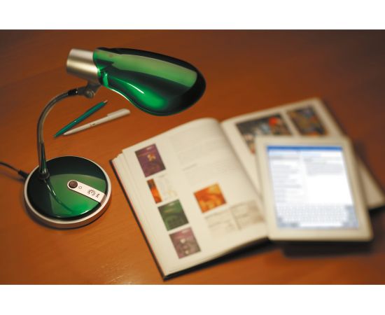 Настольный светильник ЭРА NE-301-E27-15W-GR зеленый Б0005612 – изображение 3