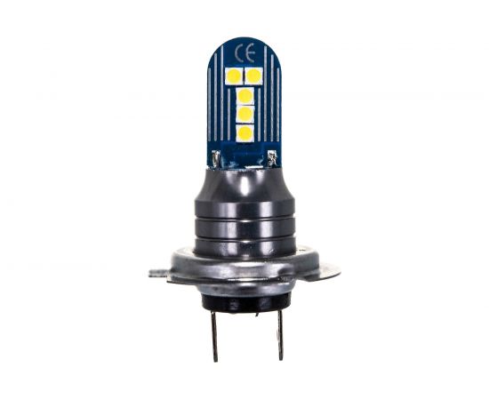 Автолампа SKYWAY диод H7 12-24V 10 SMD 1-конт белая блистер ближний, дальний, компл 2 шт S08202049 – изображение 3