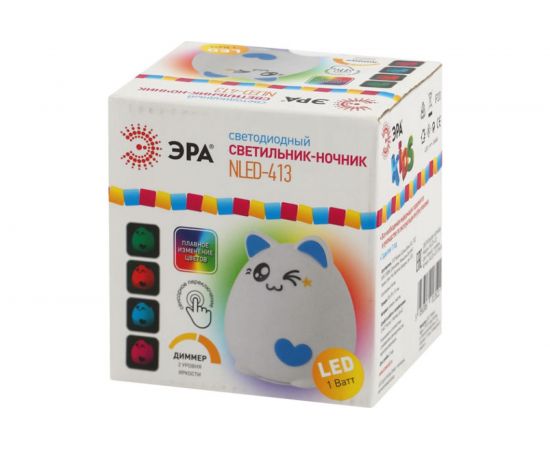 Настольный светильник ЭРА NLED4131WBU белый с синим Б0041091 – изображение 3