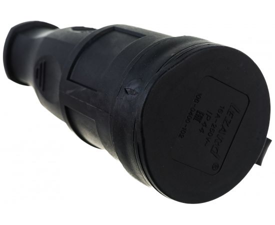 Штепсельный разъем с заглушкой LEZARD 102 2Р+РЕ 1х16А 220-240V 106-0400-0102 – изображение 3