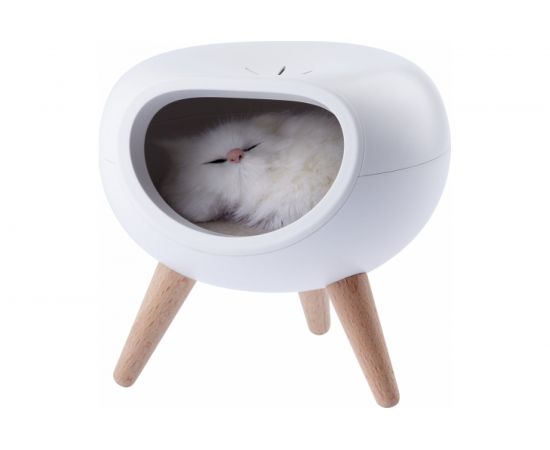 Светодиодный детский светильник ночник ЭРА NLED-467-1W-W котик белый, Б0052814 – изображение 3