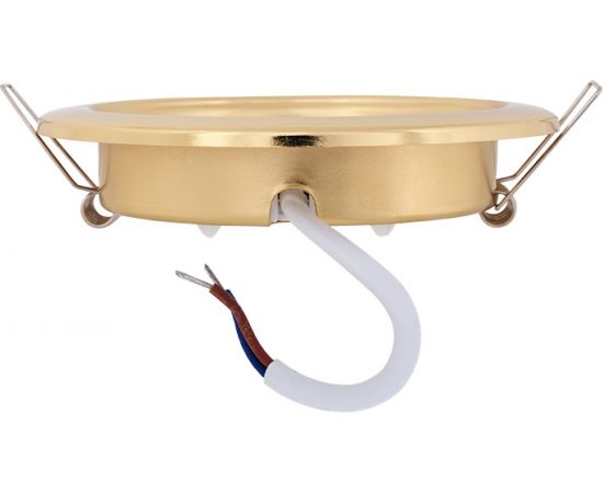 Металлический светильник REXANT для лампы GX53 цвет глянцевый золотой 608-003 – изображение 3