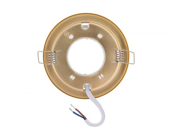 Металлический светильник REXANT для лампы GX53 цвет глянцевый золотой 608-003 – изображение 4