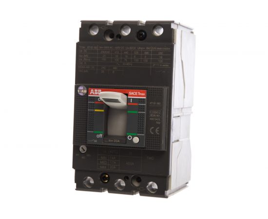 Автоматический выключатель ABB XT1B 160 TMD 20-450 3p F F 1SDA066800R1 – изображение 4