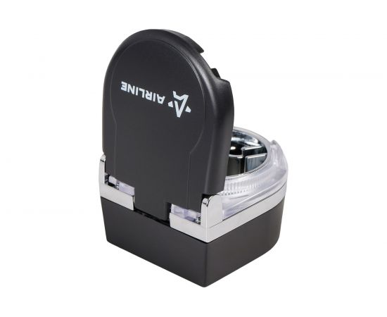 Пепельница с автоматической подсветкой AIRLINE овальная, черный/хром ADAC002 – изображение 4