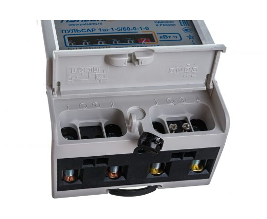 Однофазный однотарифный механический счетчик электроэнергии ПУЛЬСАР 1ш-1-5/60-0-1-0 МПИ 16лет Н00013899 – изображение 5