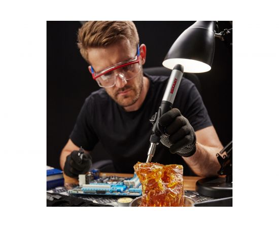 Газовый паяльник с пьезоподжигом REXANT 17 мл, 11 предметов 12-0505 – изображение 6